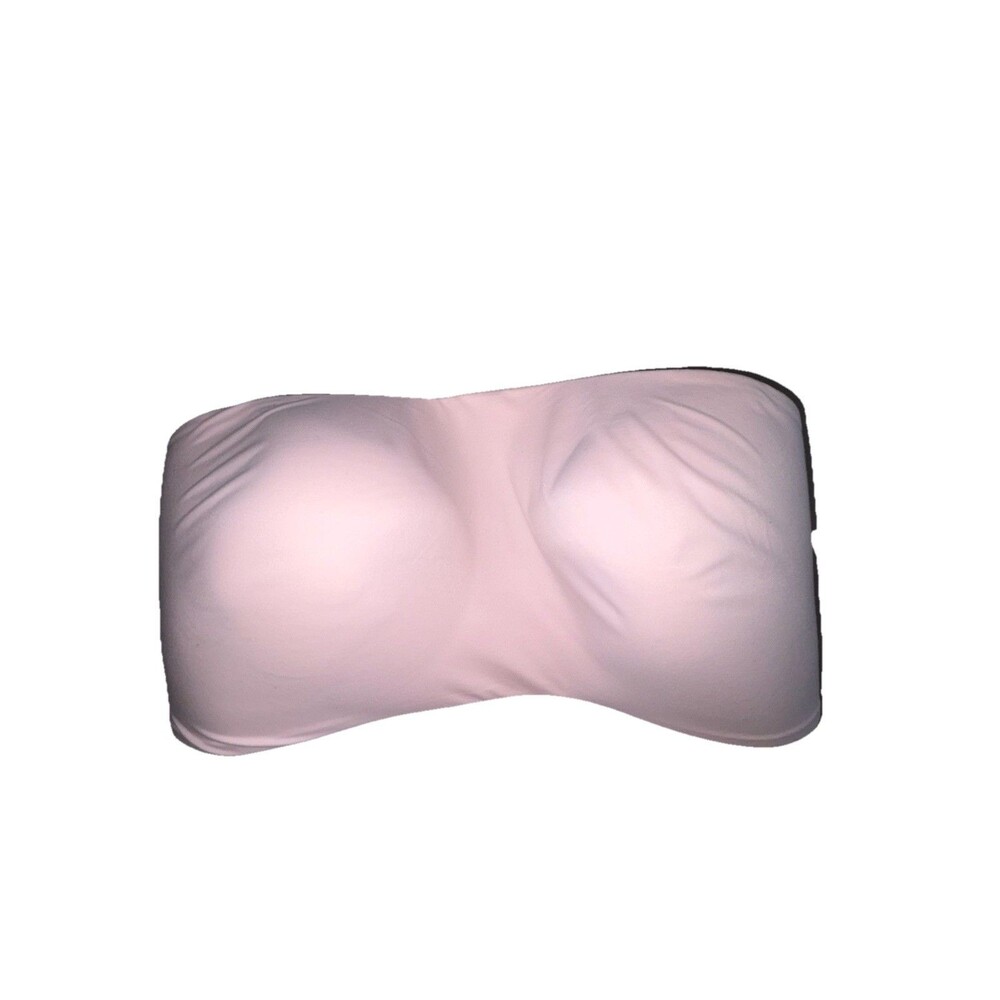 Victoria's Secret No Wire Pink Bandeau Bra Size Medium DD NEW No Straps